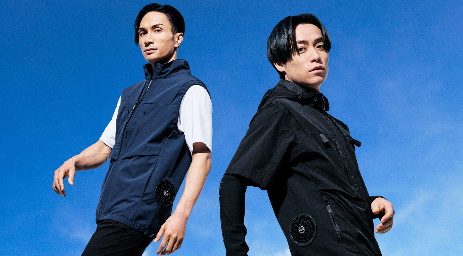 ゼロステージファンウエア・ファンベスト着用