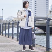 アイボリー×ネイビー