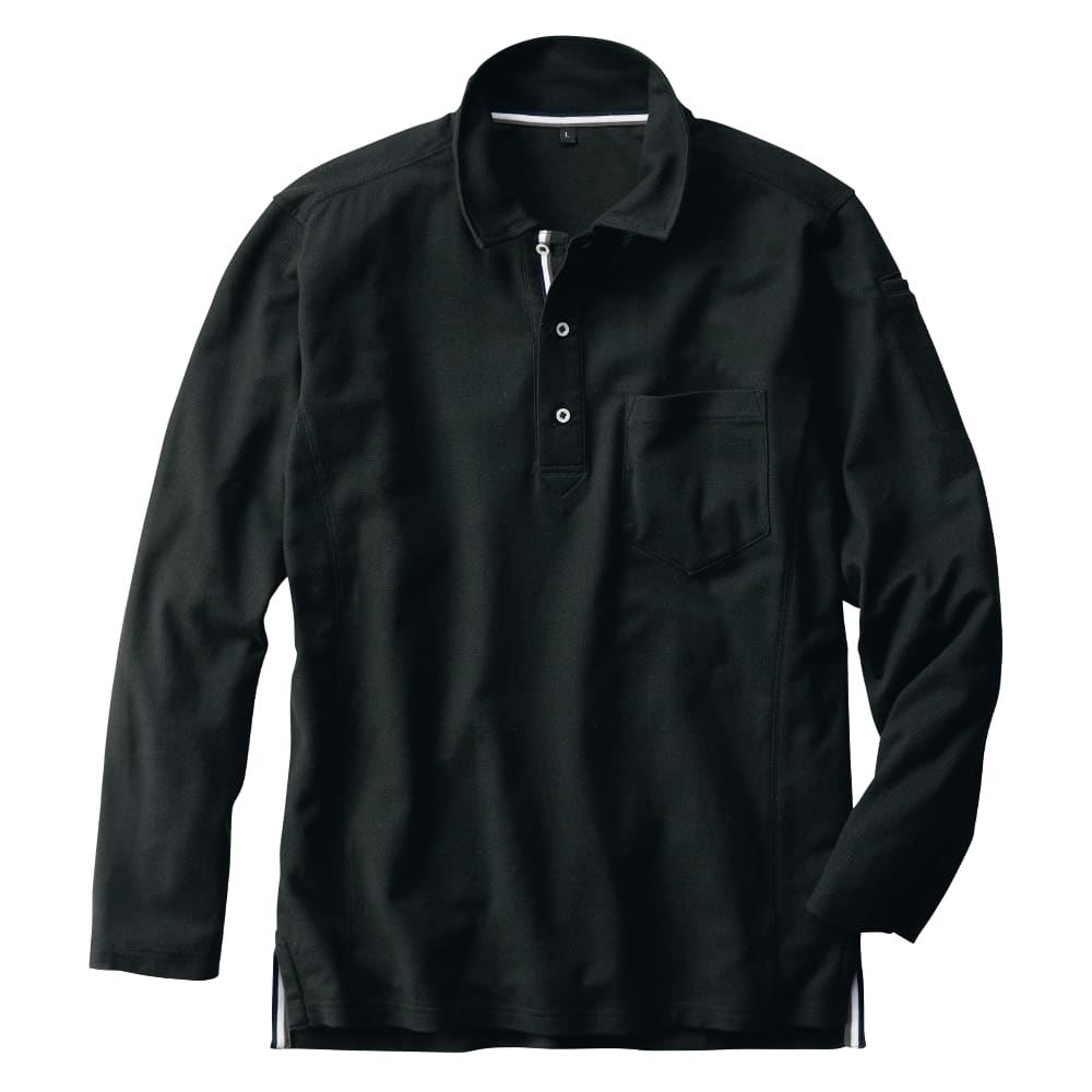 1250 衿が立つ 長袖ポロシャツ | ワークマン公式オンラインストア