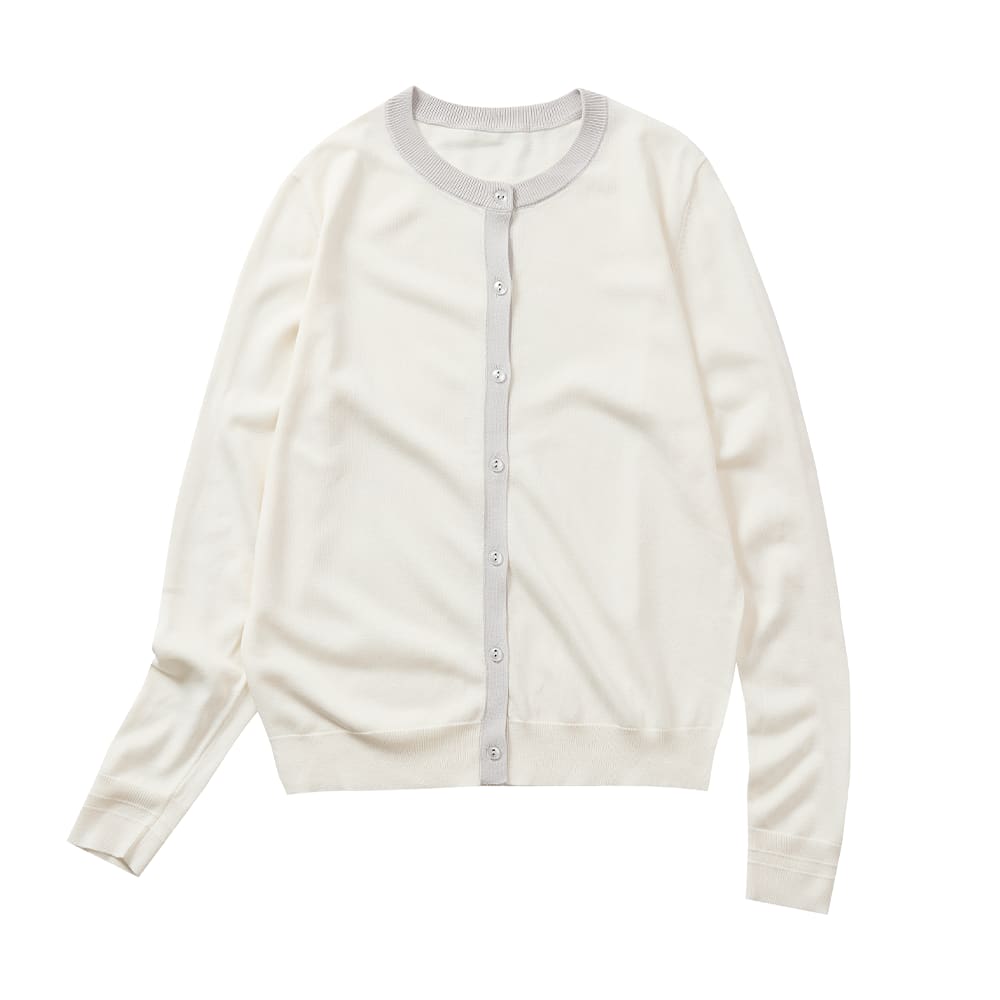 アイボリー×グレージュ