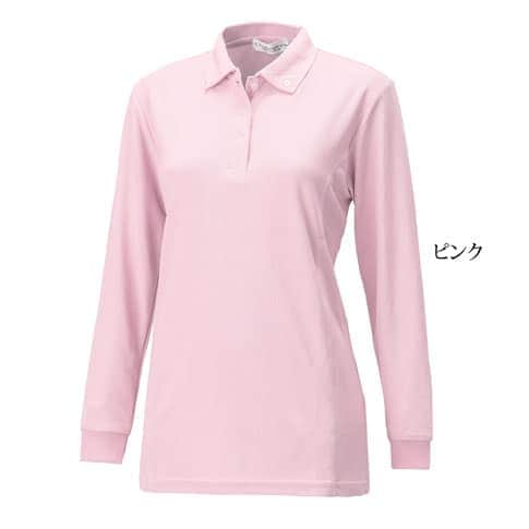 74 女性用鹿の子ボタンダウン 長袖ポロシャツ ワークマン公式オンラインストア