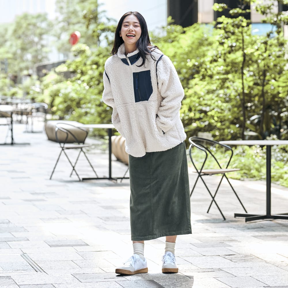 アイボリー×ネイビー