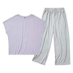 ラベンダー×グレー