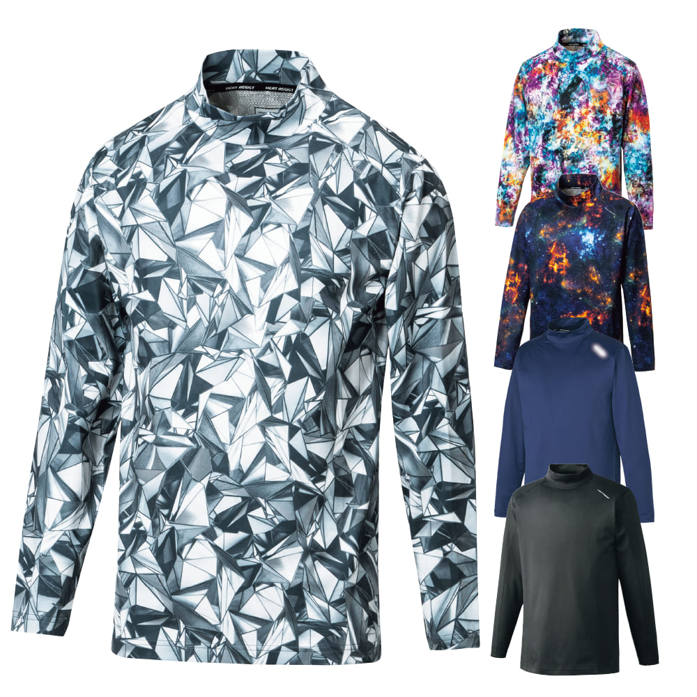 1280 裏アルミプリント 長袖ハイネック 作業着のワークマン公式オンラインストア