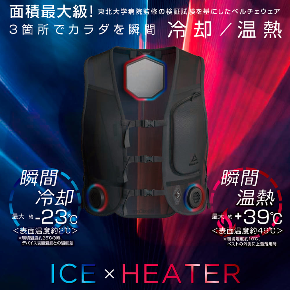 ワークマン　WindCore ICE×HEATER  ペルチェベスト定価¥19800