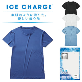 ICE CHARGE(アイス チャージ)半袖丸首シャツ