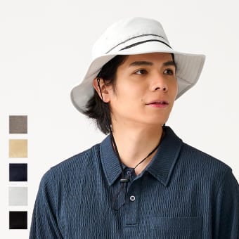 撥水ツイルシェードハット
