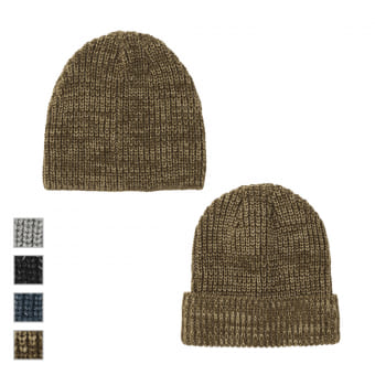 シン・呼吸する キュプラ混ニット帽 ビーニー・ワッチ