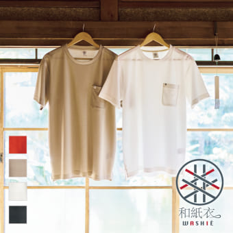 和紙衣半袖Tシャツ