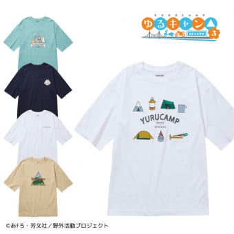 『ゆるキャン△ SEASON３』コラボプリント半袖Tシャツ