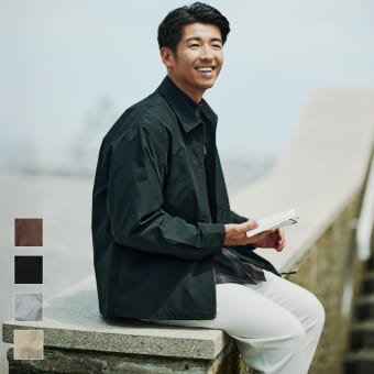 クワトロポケットジップアップシャツ