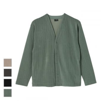 ケーブルジャカードカーディガン