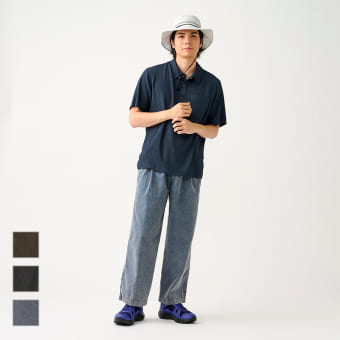 フェードダイドローワイドパンツ