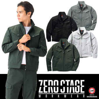 WORK MAN/ZERO STAGE ワークウェア セットアップ　Lサイズ LZS001 ゼロステージライジング長袖ジャケット | ワークマン公式