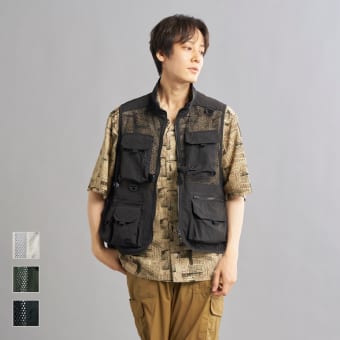 プロテクションウェザーミリタリーメッシュベスト