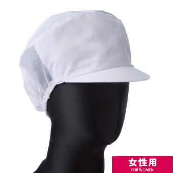 女性用消臭テープ付きフード帽子