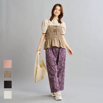 レディースリネンライクソロナ(R)キャミビスチェ