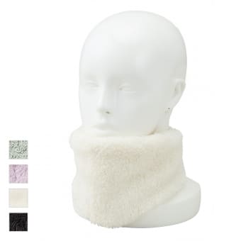 レディース制電フリースボア ショートネックウォーマー