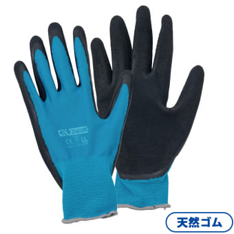 匠の手 15G天然ゴム薄手背抜き手袋 1双