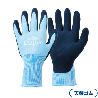 匠の手 COOL天然ゴム背抜き手首ショート手袋 1双