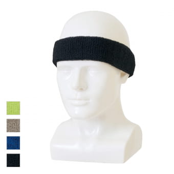 汗をかいても快適ヘッドバンド