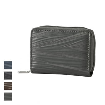 グラスエンボスラウンド小銭＆カードケース