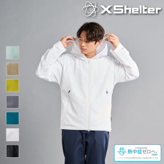 【予約販売】【2月末頃発送予定】エックスシェルター暑熱αフーディー