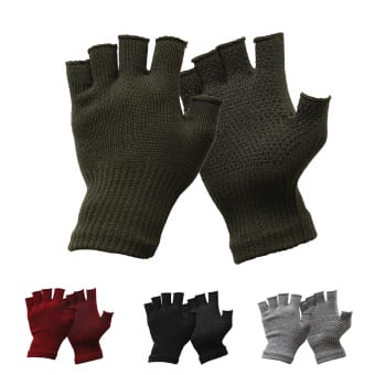 メリノストレッチニットグローブ指切りボツ付き １双