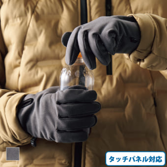 防風フリースファスナーグローブ 1双