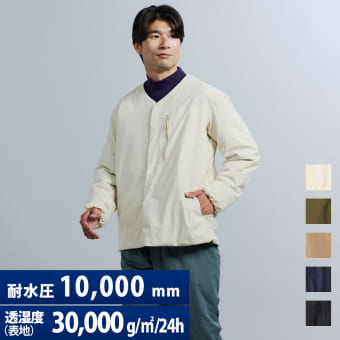 イナレム(R)サーキュレーターレインノーカラージャケット