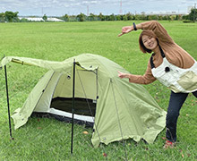 レジストドームテントはスカートとキャノピーポール付きで驚きの5,800円！