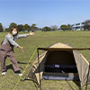 ソロキャンプを始めたいならまずはこれ！「BASICドームテント（キャノピー110cm）」